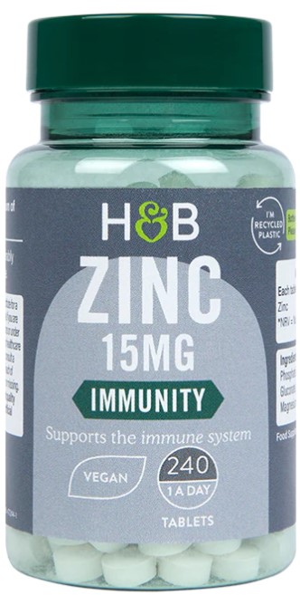 HOLLAND & BARRETT Zinc 15 mg (240 tabl.)