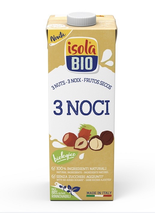 ISOLA BIO Napój roślinny 3 orzechy BIO 1 l