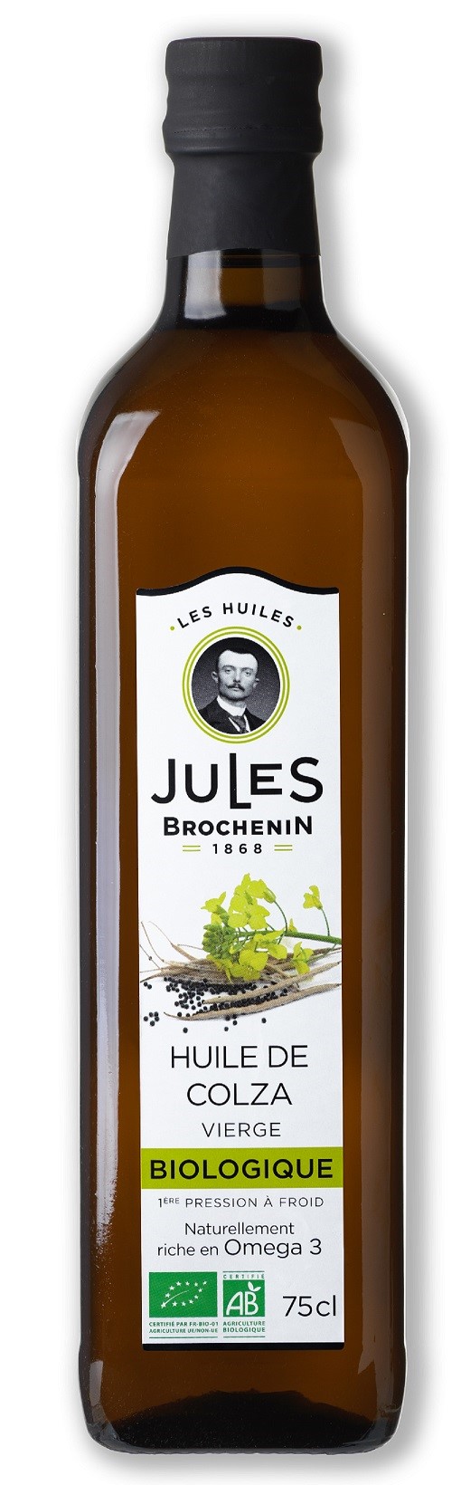 Jules brochenin olej rzepakowy virgin omega3 bio 750 ml