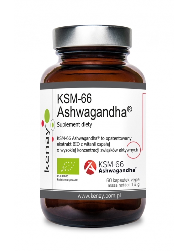 Kenay Ashwagandha KSM-66 BIO 60 kapsułek