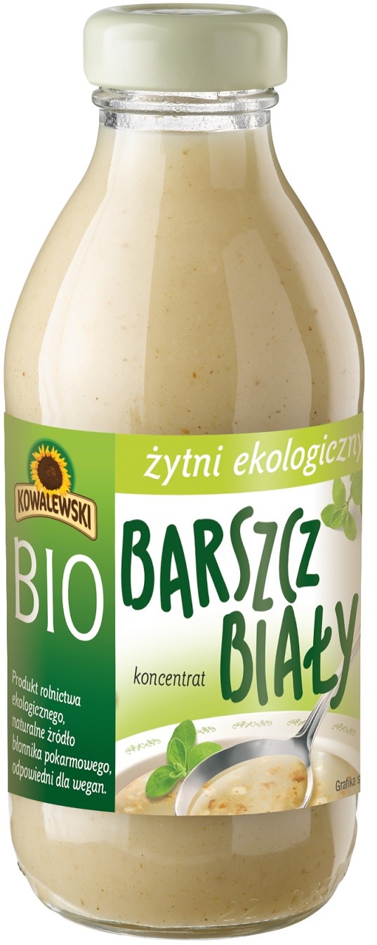 Kowalewski barszcz biały żytni koncentrat bio 320 ml