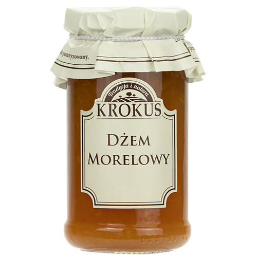 Krokus dżem morelowy o obniżonej zawartości cukru bezglutenowy 235 g