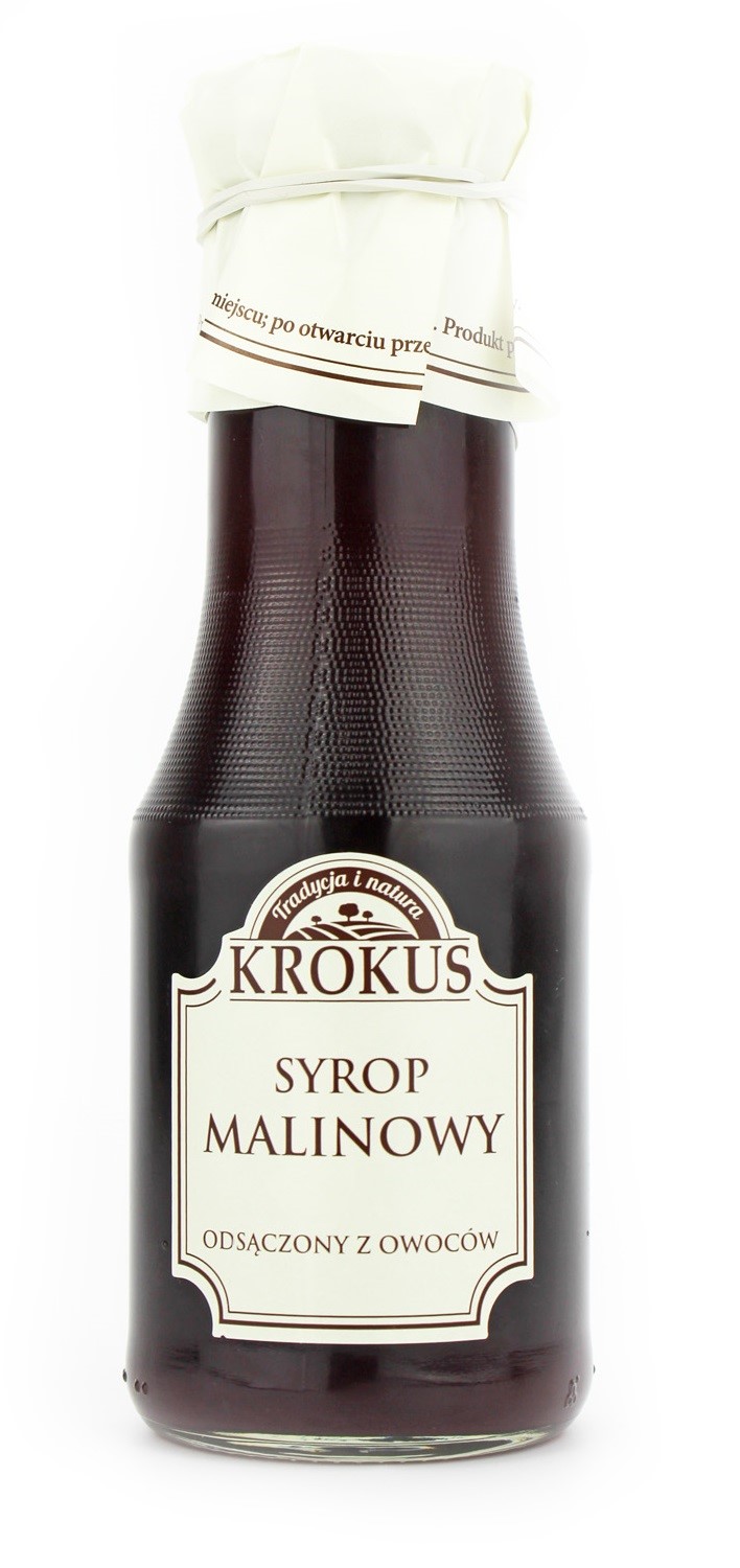 Krokus syrop malinowy bezglutenowy 355 g (280 ml)