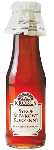 Krokus syrop śliwkowy korzenny 355 g (280 ml)