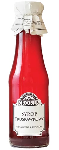 Krokus syrop truskawkowy bezglutenowy 355 g (280 ml)
