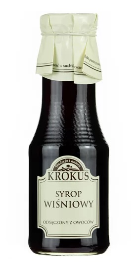 Krokus syrop wiśniowy bezglutenowy 355 g (280 ml)