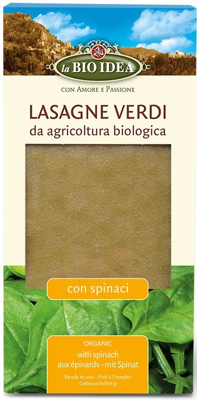 La bio idea makaron (semolinowy ze szpinakiem) lasagne bio 250 g