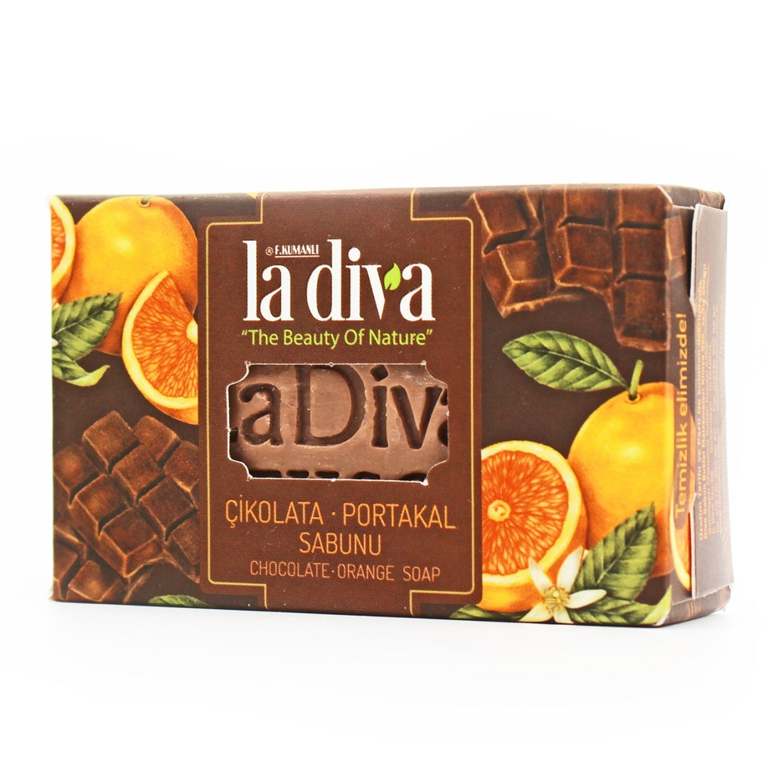 La diva mydło w kostce czekolada i pomarańcza 100 g
