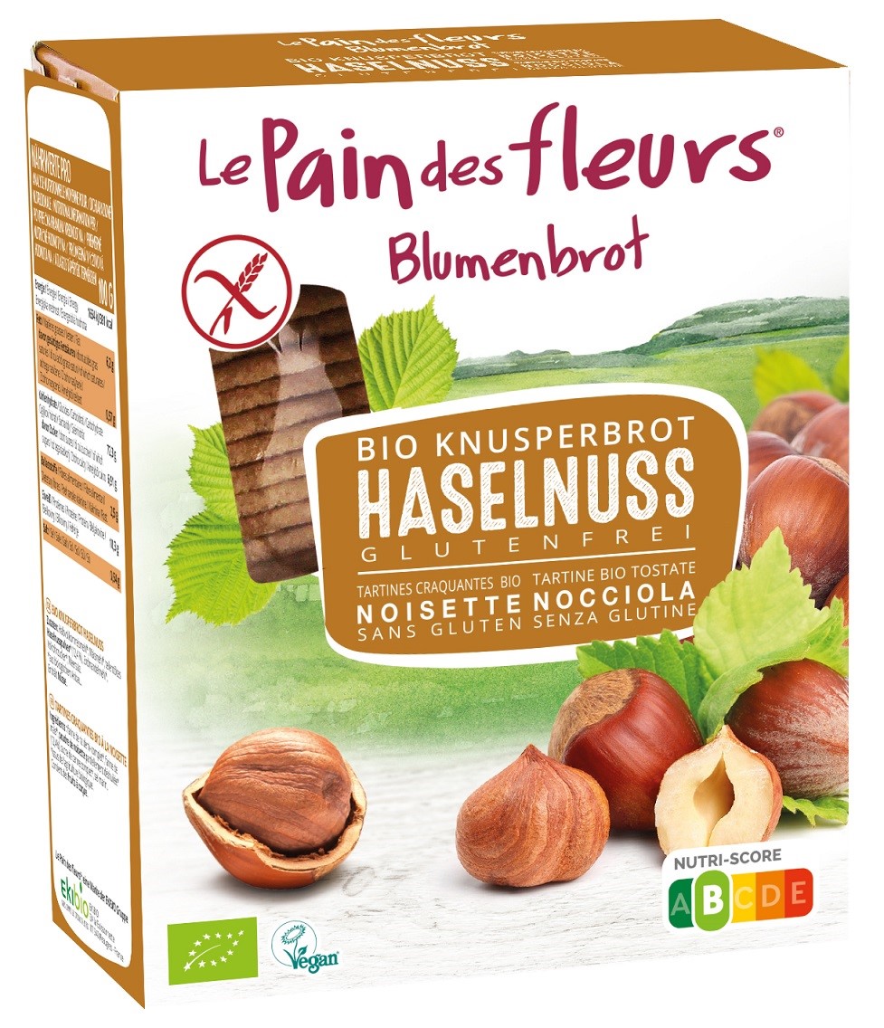 Le pain des fleurs pieczywo chrupkie orzechowe bezglutenowe bio 150 g