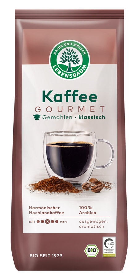 Lebensbaum kawa mielona arabica 100 % klasyczna bio 500 g