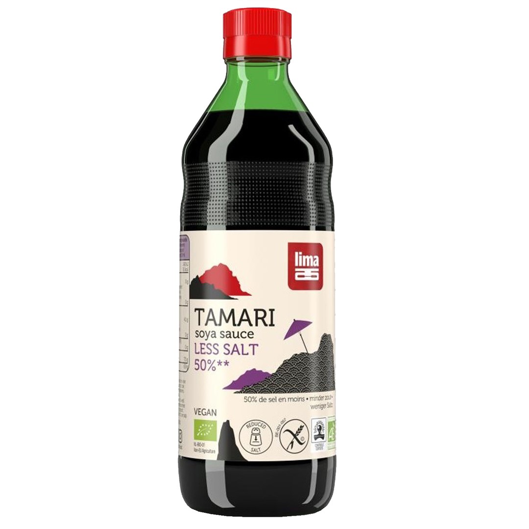 Lima sos sojowy tamari 50 % mniej soli bezglutenowy bio 500 ml