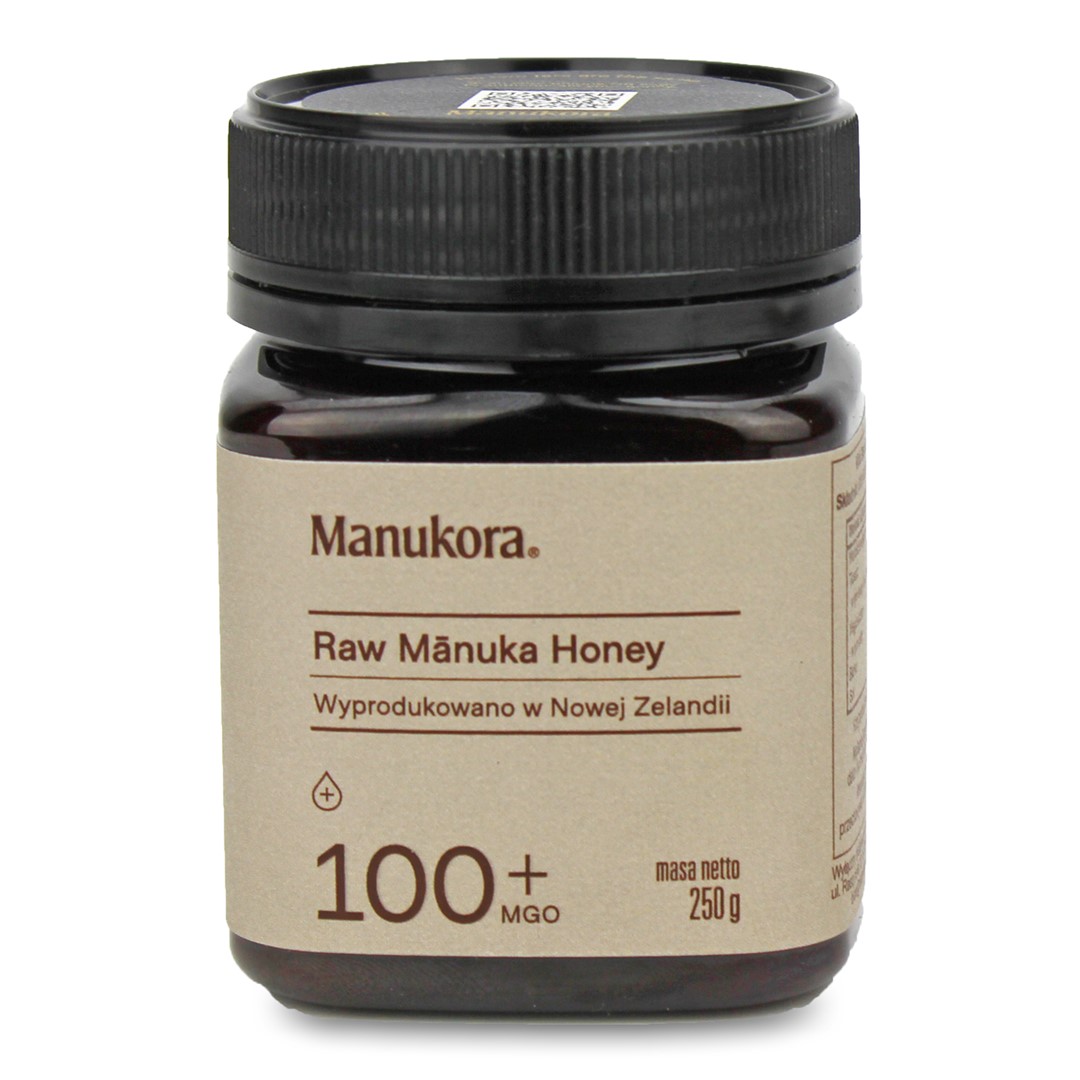 Manukora miód manuka raw mgo 100+ 250 g