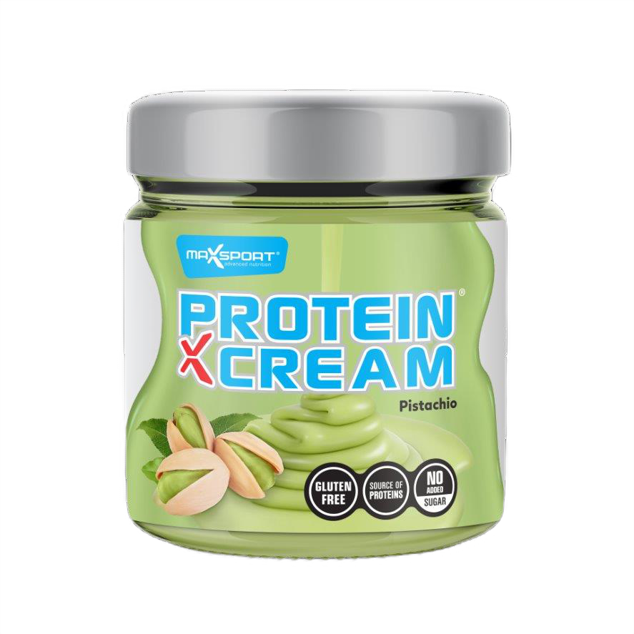 Maxsport krem proteinowy pistacjowy bez dodatku cukrów bezglutenowy 200 g