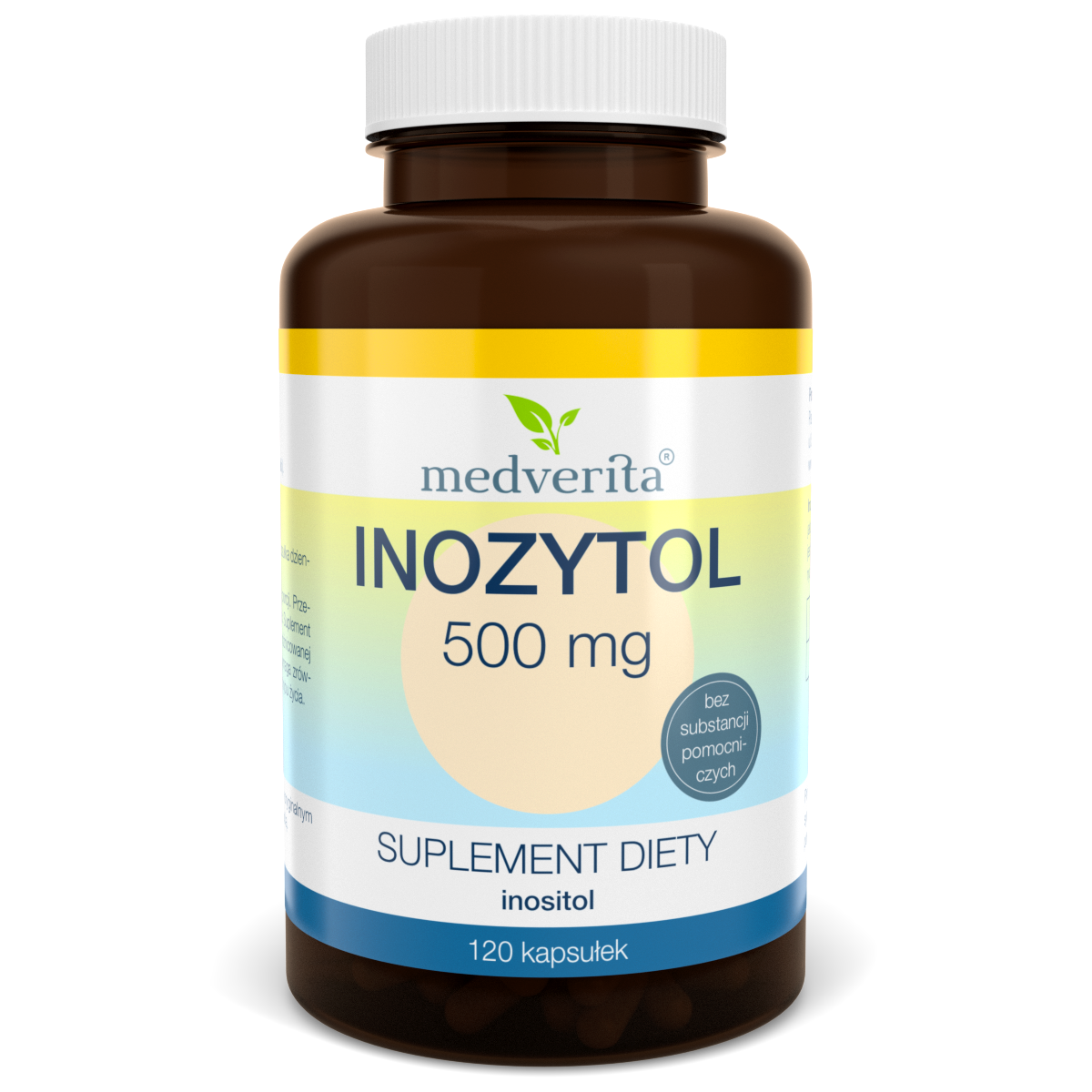 Medverita Inozytol 500 mg 120 kapsułek