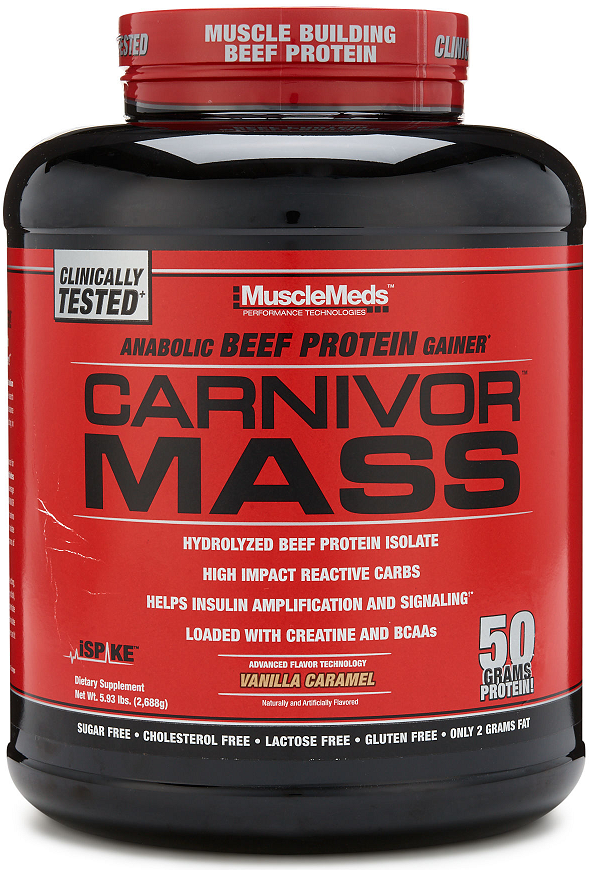 MuscleMeds Carnivor Mass o smaku waniliowo karmelowym 2688 g