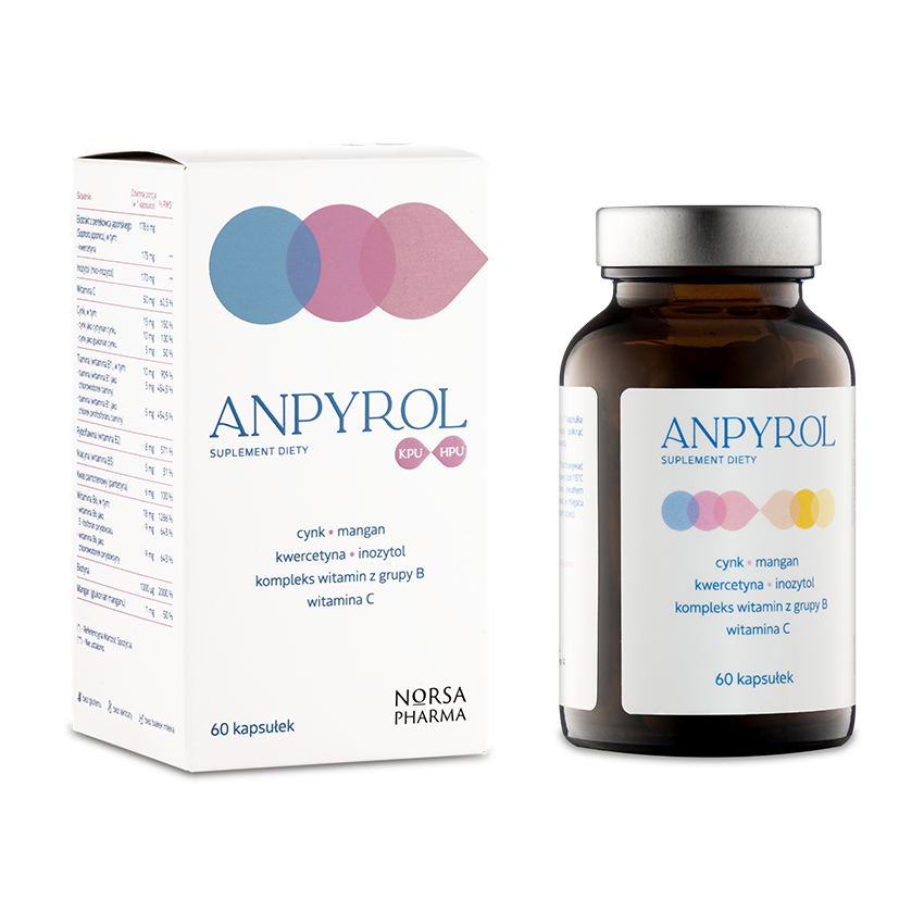 Norsa Pharma Anpyrol KPU/HPU 60 kapsułek
