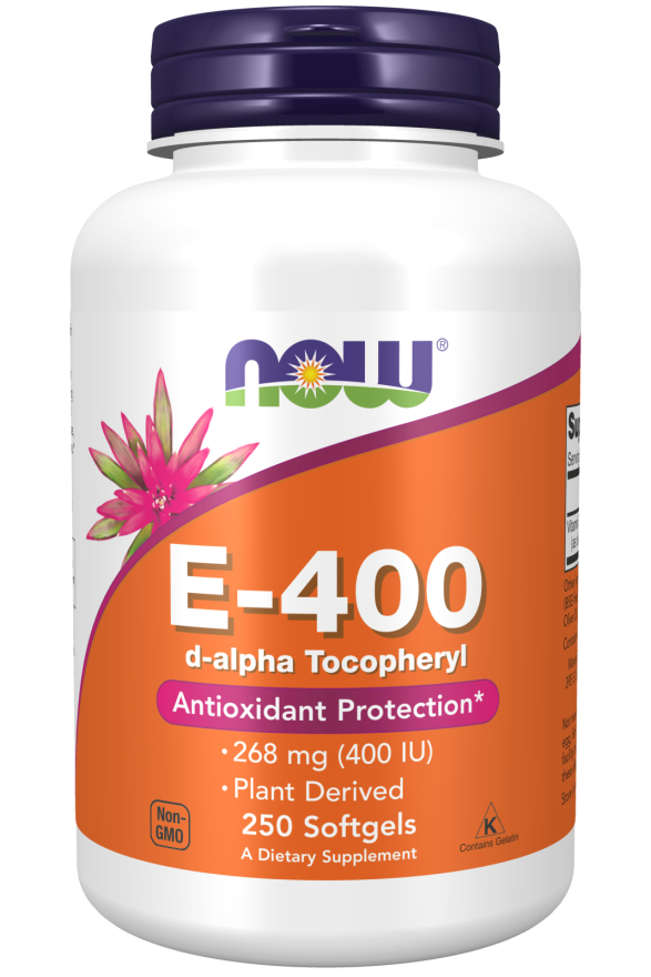 NOW FOODS Witamina E 400 IU - 268 mg (250 kaps.)
