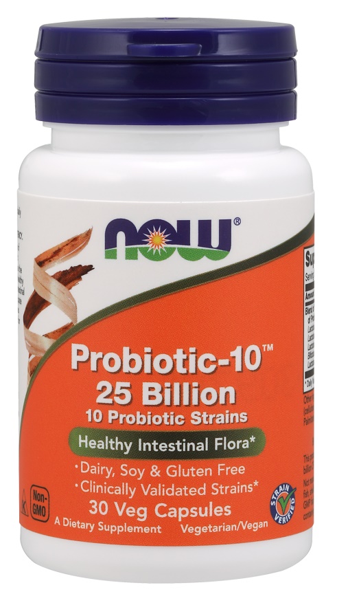 Now Foods Probiotic-10 25 bilion 30 kapsułek wegańskich