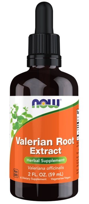 NOW FOODS Valerian Root (Waleriana) - Kozłek Lekarski (59 ml)