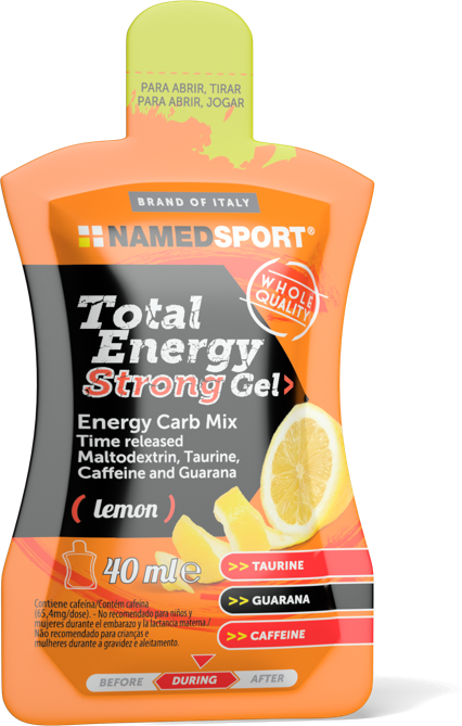 Namedsport Total Energy Strong Gel Żel energetyczny 40 ml o smaku cytrynowym