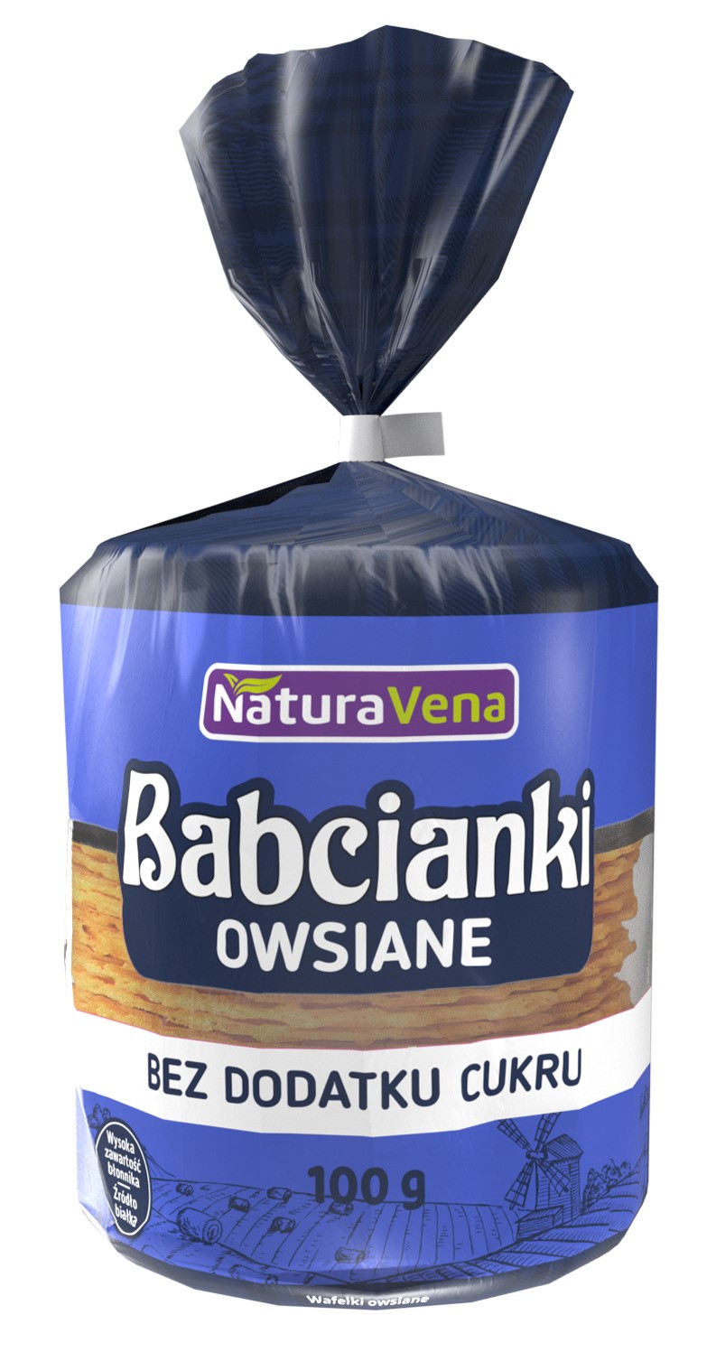 Naturavena babcianki owsiane bez dodatku cukrów 100 g