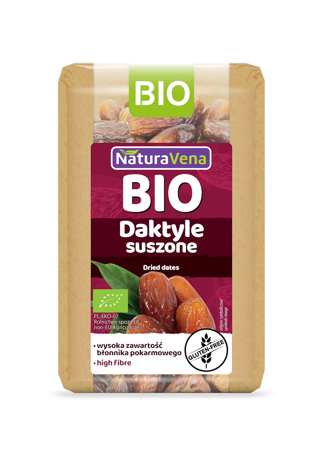 Naturavena daktyle suszone bezglutenowe bio 400 g