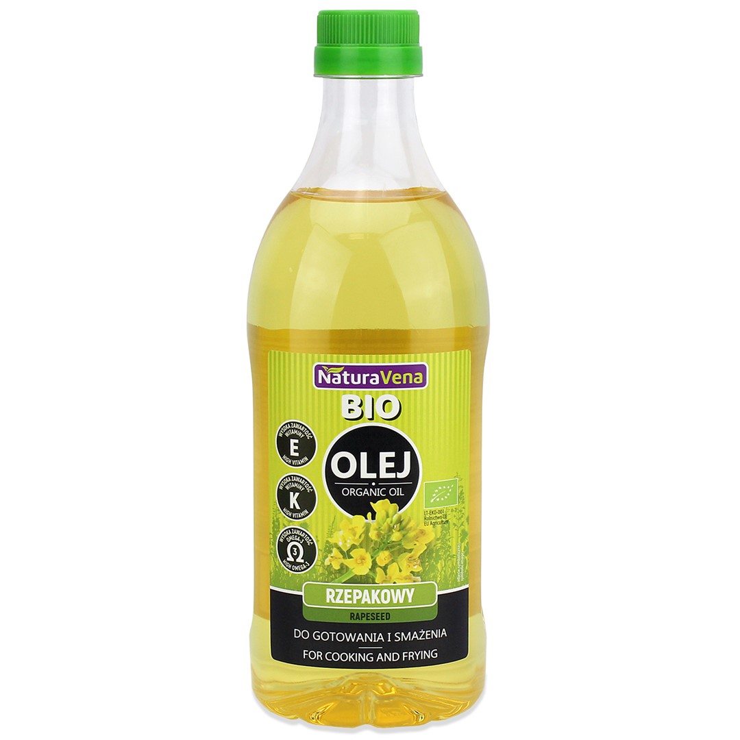 Naturavena olej rzepakowy do gotowania i smażenia bio 1 l