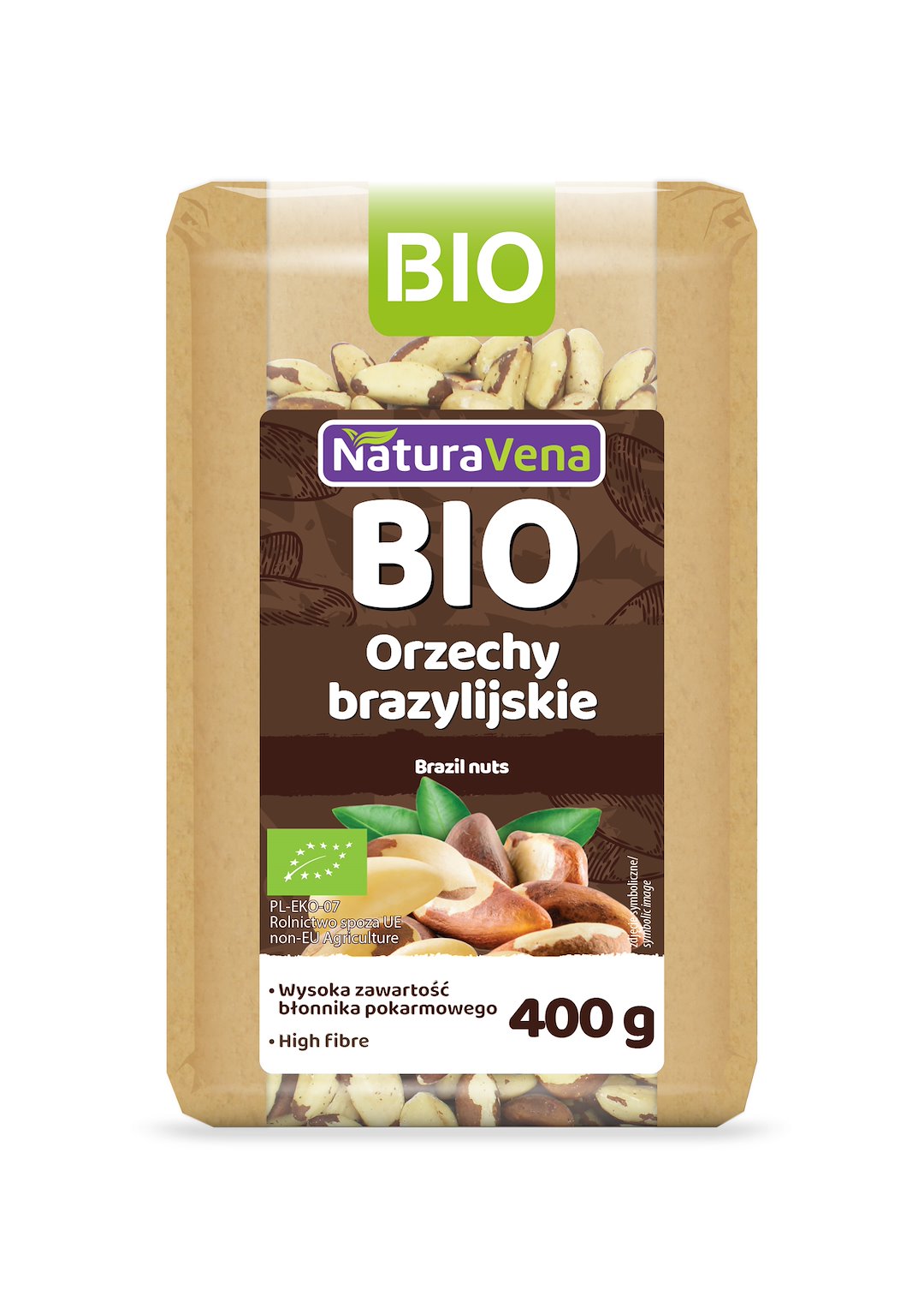 Naturavena orzechy brazylijskie bio 400 g