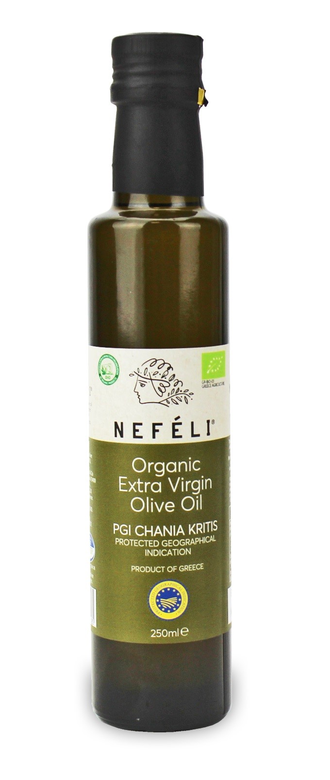 Nefeli oliwa z oliwek extra virgin kreta p.g.i. bio 250 ml