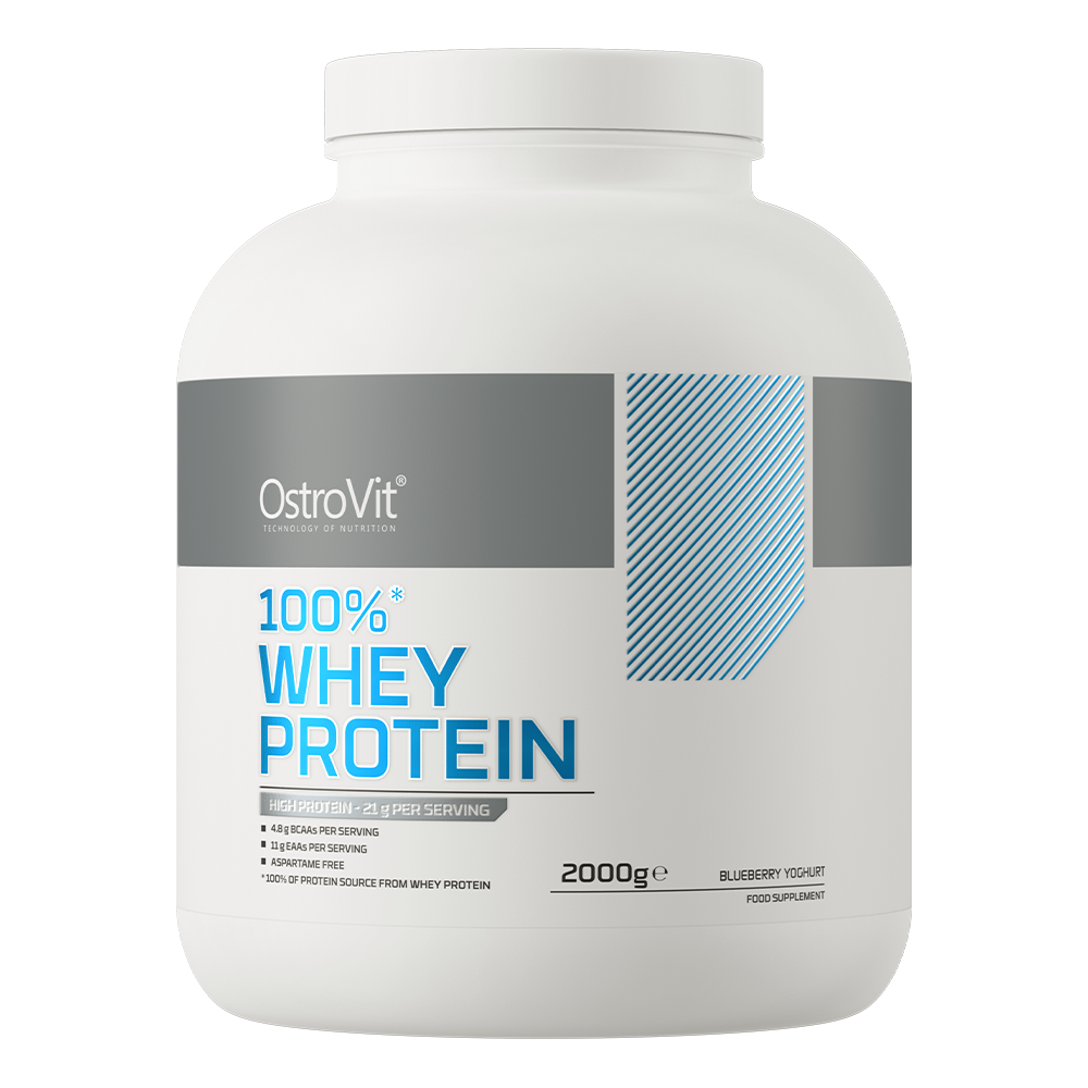 OSTROVIT 100% Whey Protein - smak jogurtu jagodowego (2000 g)