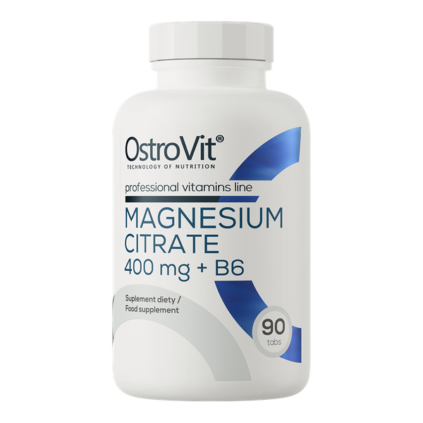 OstroVit Cytrynian Magnezu + B6 90 tabletek