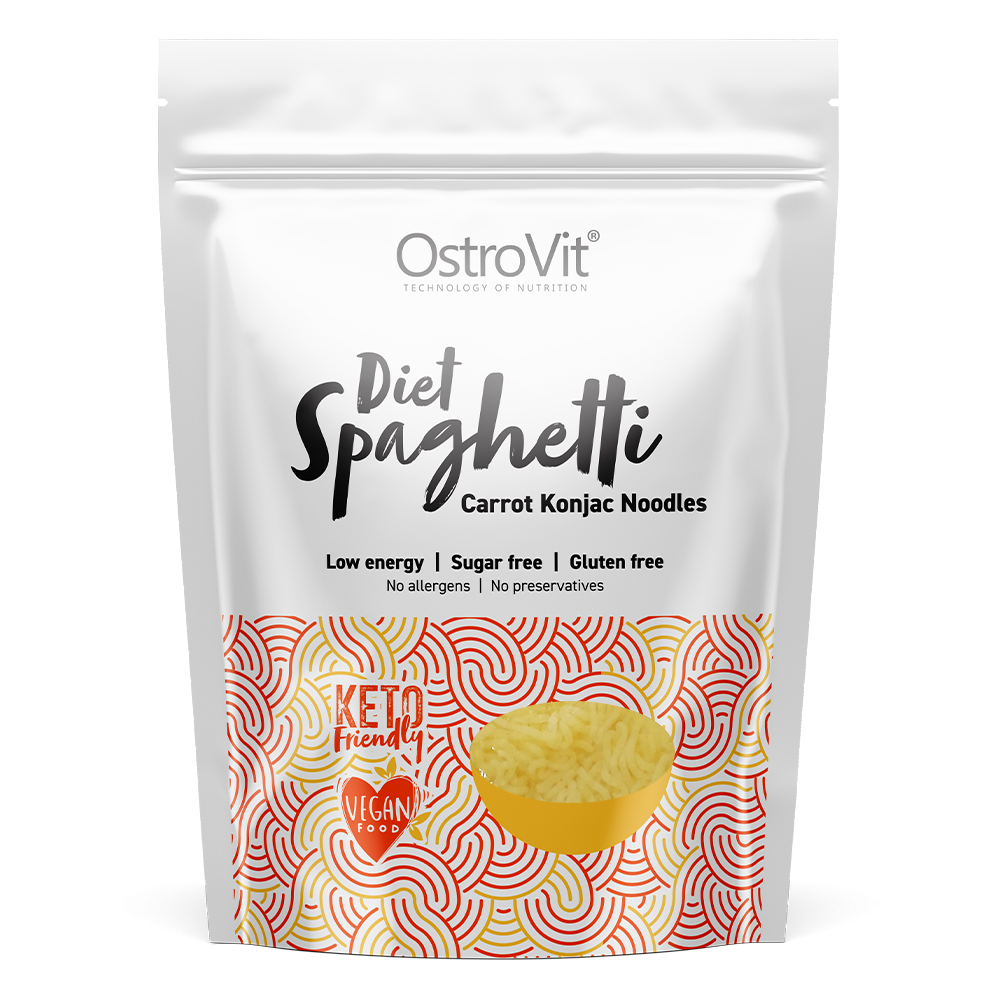 OSTROVIT Diet Spaghetti Carrot Konjac Noodles (400 g)