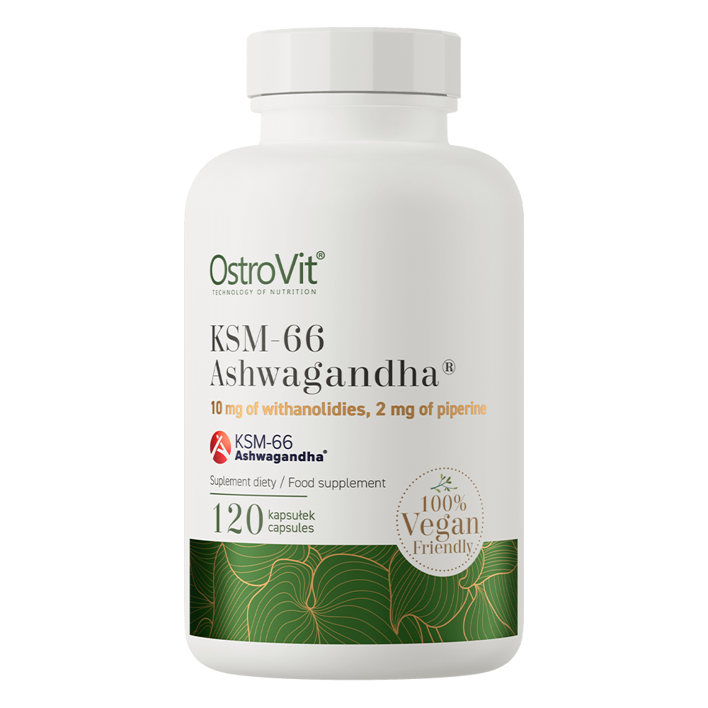OSTROVIT KSM-66 Ashwagandha VEGE (120 kaps.)