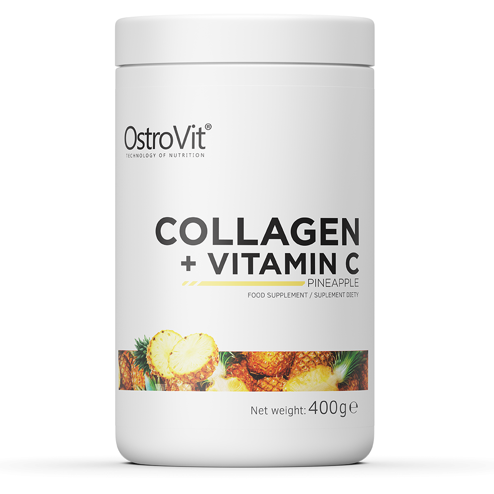 OSTROVIT Kolagen + Witamina C - smak ananasowy (400 g)