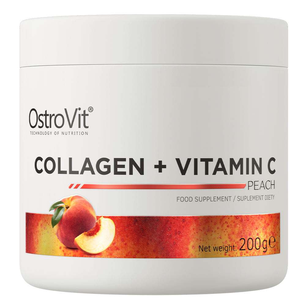 OSTROVIT Kolagen + Witamina C - smak brzoskwiniowy (200 g)