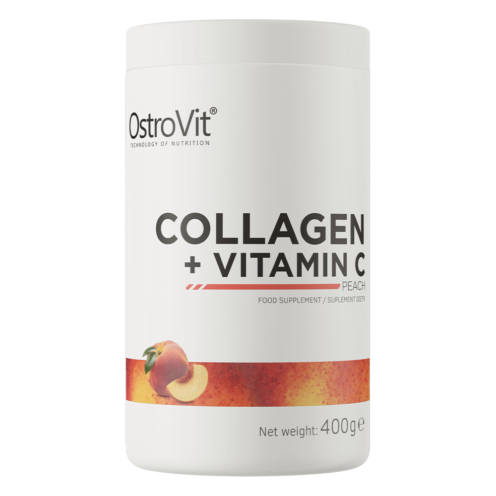 OSTROVIT Kolagen + Witamina C - smak brzoskwiniowy (400 g)