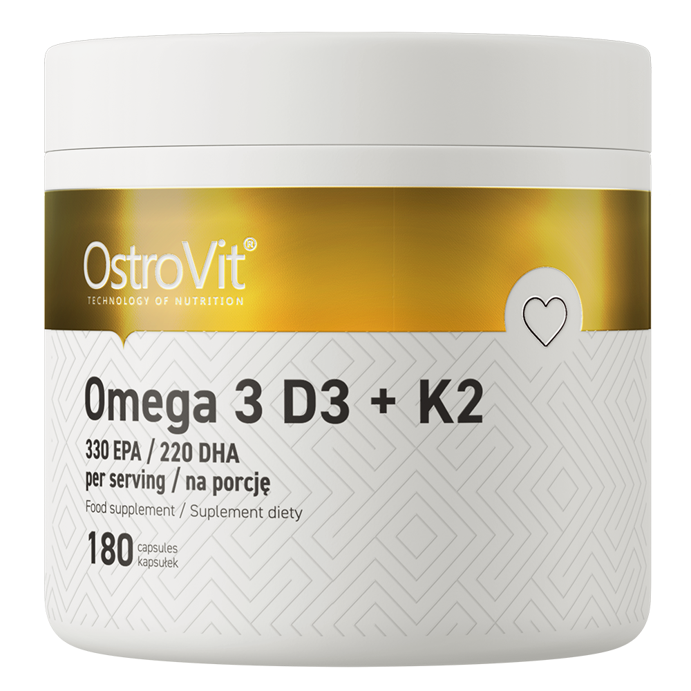 OSTROVIT Omega 3 D3+K2 (180 kaps.)