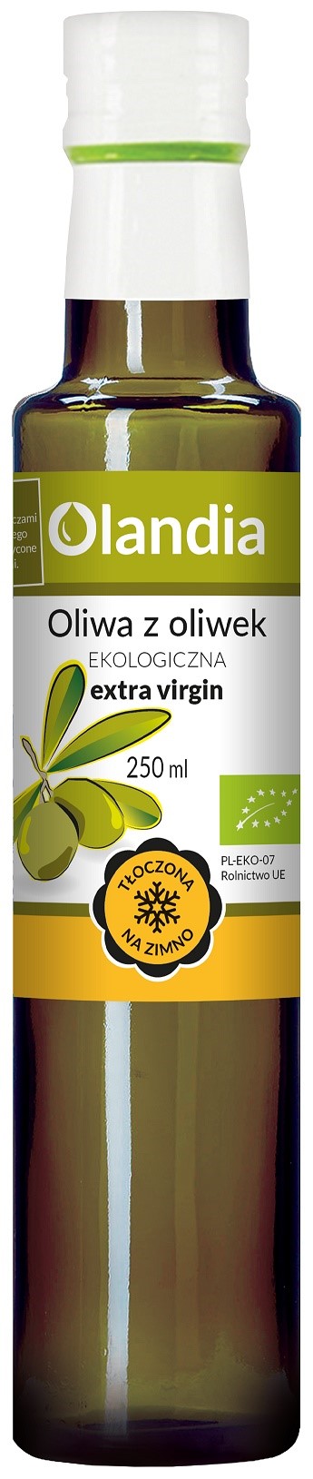 Olandia oliwa z oliwek extra virgin bio 250 ml