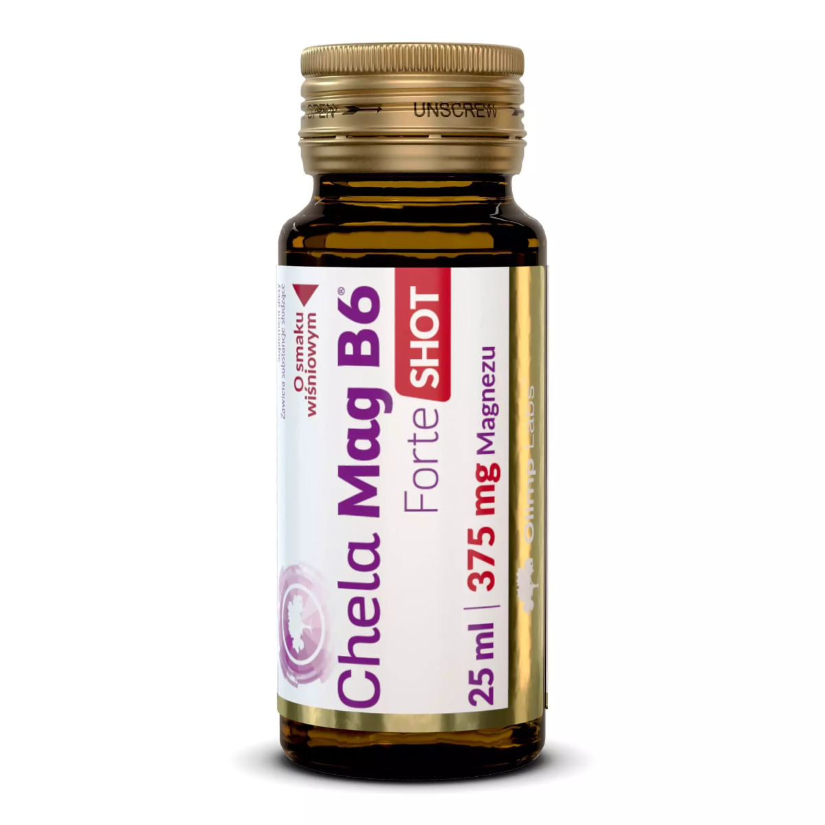 Olimp Chela - Mag B6 Forte Shot 25ml o smaku wiśniowym
