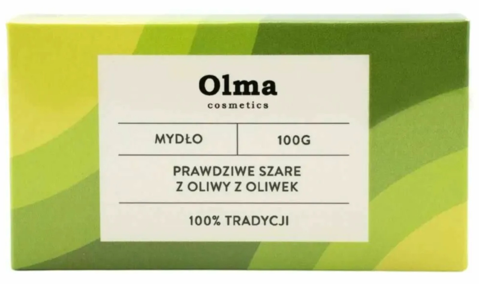 Olma Cosmetics Mydło ""Prawdziwe Szare"" z oliwy z oliwek 100 g