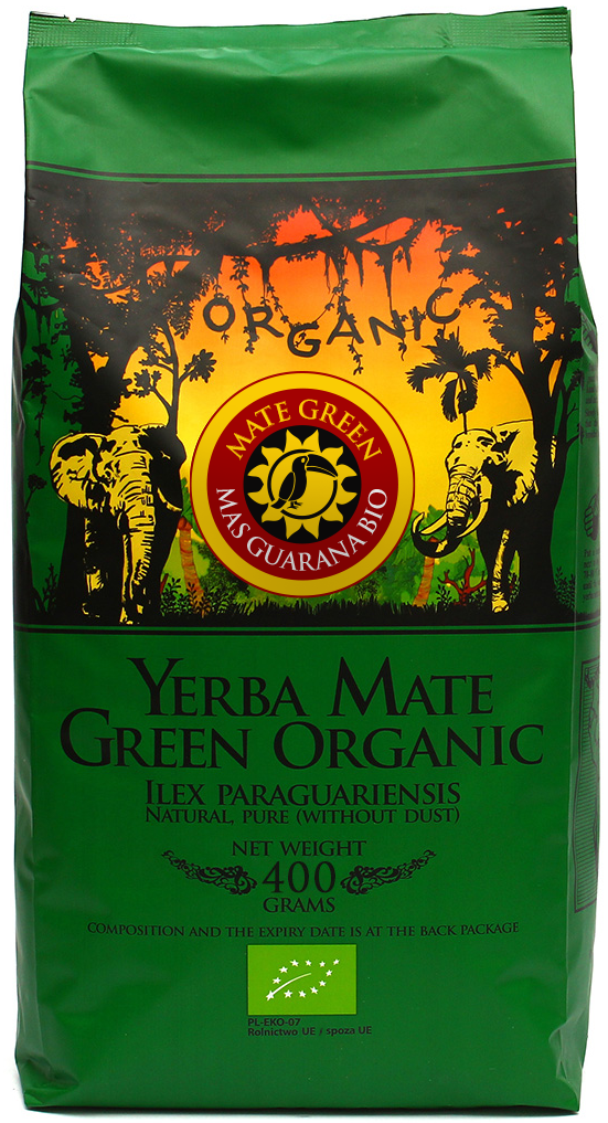 Organic mate green yerba mate green mas guarana bio 400 g