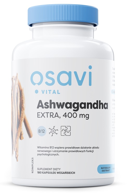 OSAVI Ashwagandha Ekstra, 400 mg (180 kaps.)