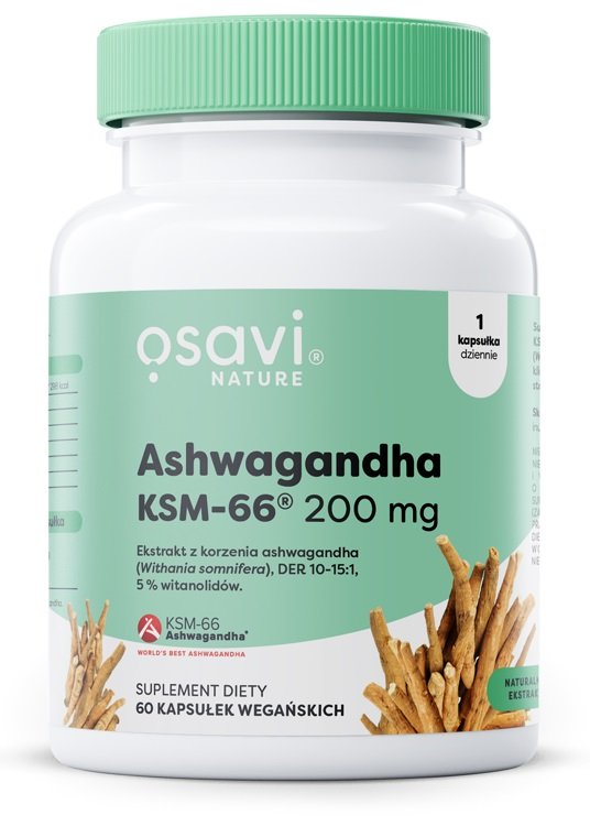 OSAVI Ashwagandha KSM-66 200 mg (60 kaps.)
