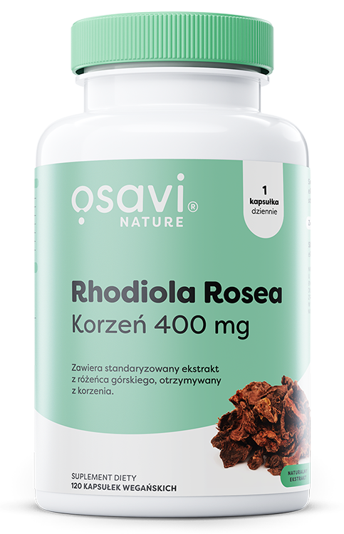 OSAVI Rhodiola Rosea - Różeniec Górski 400 mg (120 kaps.)