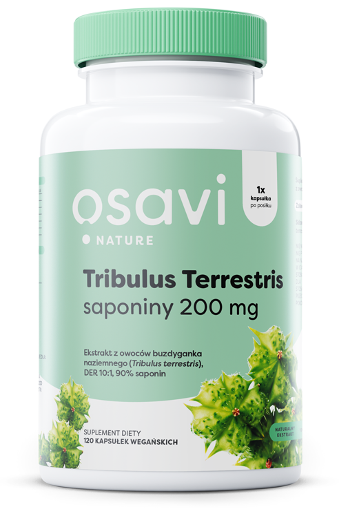 OSAVI Tribulus Terrestris, saponiny 200 mg (120 kaps.)