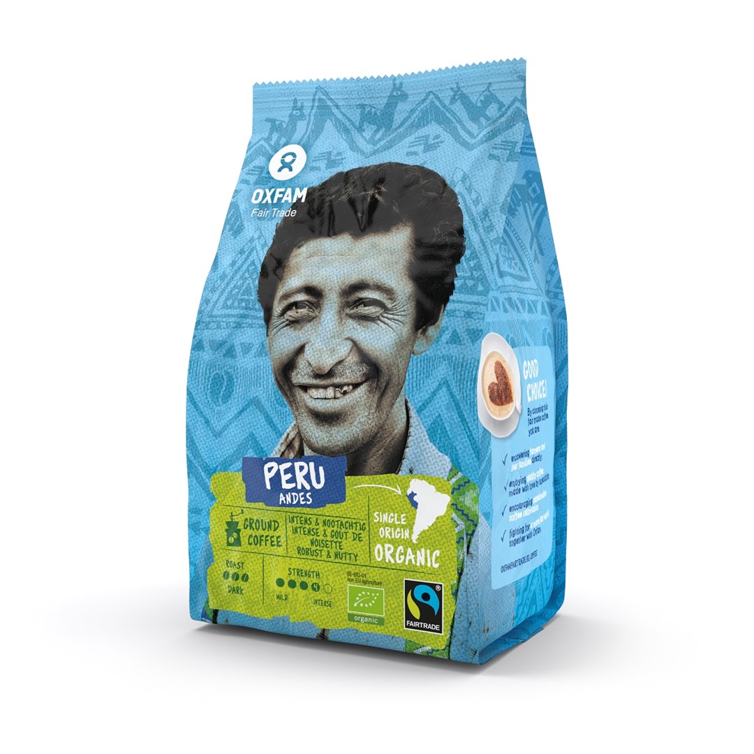 Oxfam kawa mielona arabica 100 % peru fair trade bio 250 g