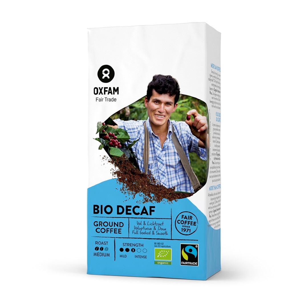 Oxfam kawa mielona bezkofeinowa arabica/robusta fair trade bio 250 g
