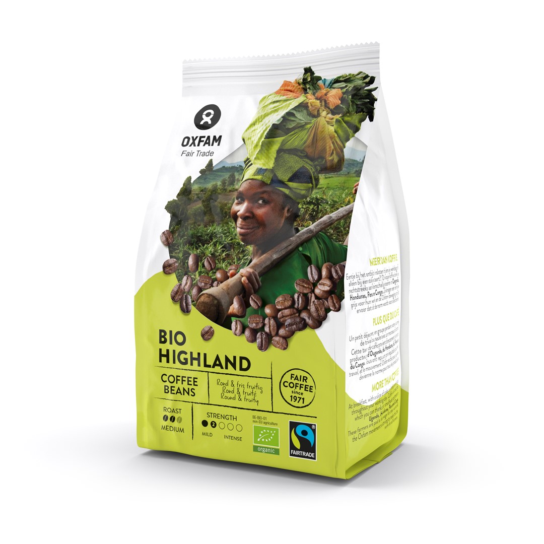 Oxfam kawa ziarnista arabica/robusta wysokogórska fair trade bio 250 g