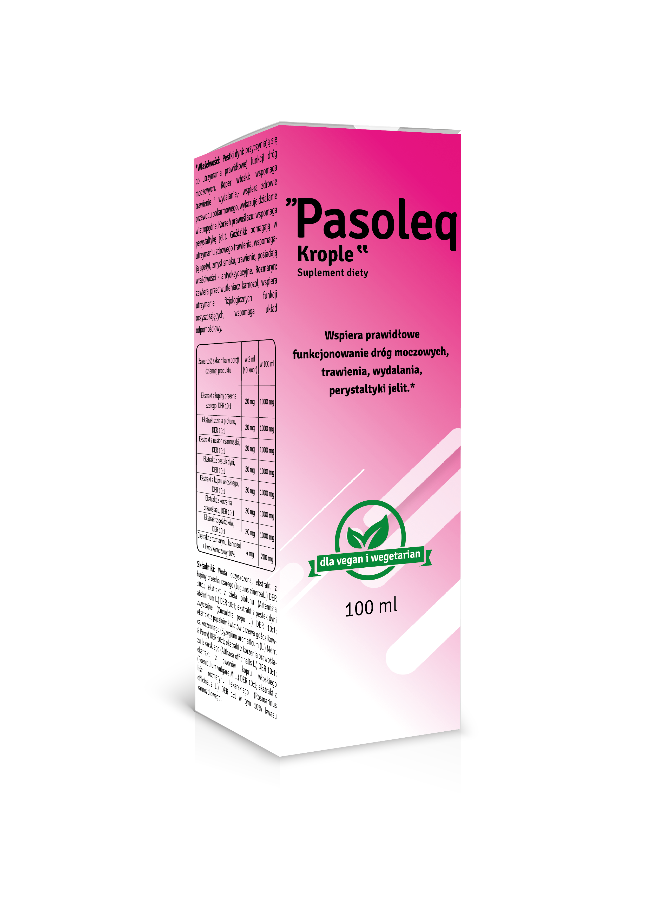 PCF Pasoleq Oczyszczanie Krople (100 ml)