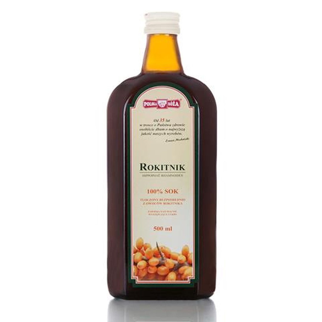 POLSKA RÓŻA Sok Rokitnik 100% 500 ml
